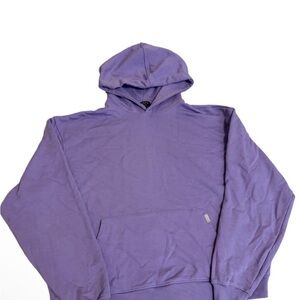BoohooMAN Purple Pullover Hoodie Men’s L Streetwear Kangaroo Pocket Sweatshirt